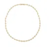 Numbering Gold Plated Round Brilliant Heart Necklace In Gold