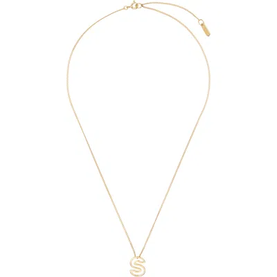 Numbering 's' #7700 Necklace In Gold