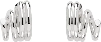 Numbering Silver #8101 Earrings