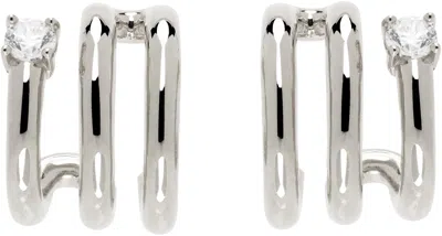 Numbering Silver #8102 Earrings