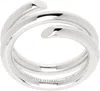 Numbering Silver 8402 Ring In Metallic