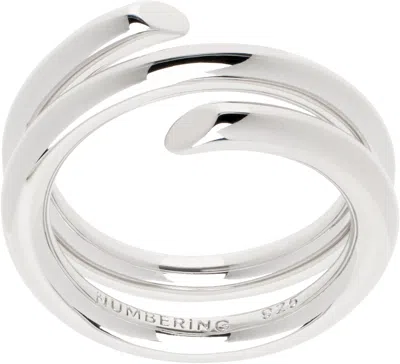 Numbering Silver 8402 Ring In Metallic