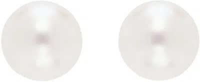 Numbering White #9102 Earrings
