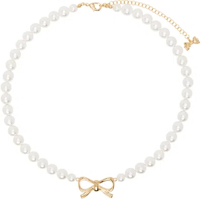 Numbering White & Gold #9701 Necklace