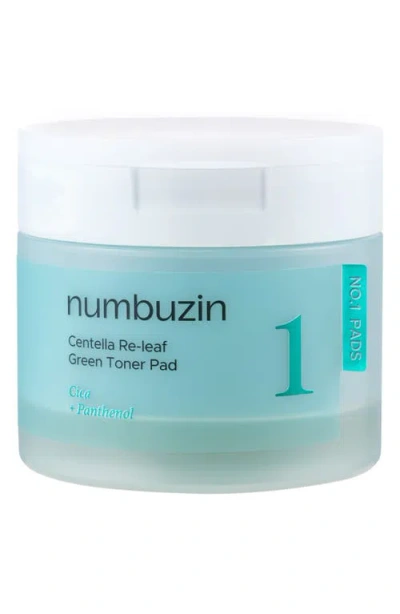 Numbuzin No.1 Centella Re-leaf Green Toner Pad In Transparent