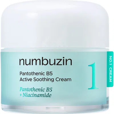 Numbuzin No.1 Pantothenic B5 Active Soothing Cream In Transparent