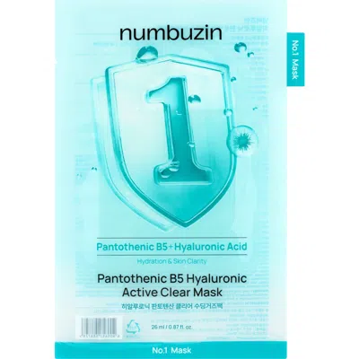 Numbuzin No.1 Pantothenic B5 Hyaluronic Active Clear Mask In Transparent
