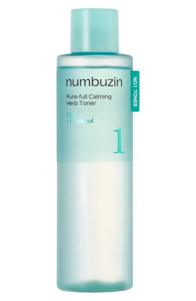 Numbuzin No.1 Pure-full Calming Herb Toner In Transparent