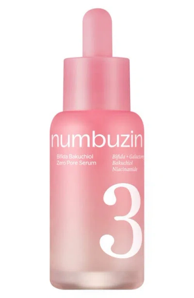 Numbuzin No.3 Bifida Bakuchiol Zero Pore Serum In Transparent