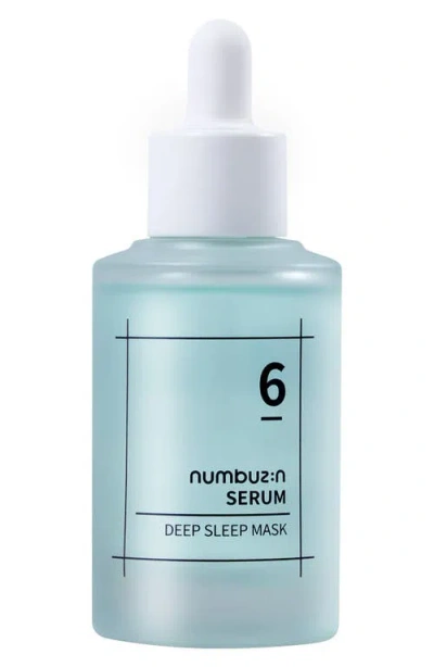 Numbuzin No.6 Deep Sleep Mask Serum In Transparent