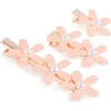 Nume Flower Hair Clip Set In Pink