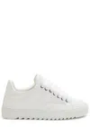 Numeris Atelier Acrylic White Leather Sneakers In White