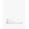 Numeris Mens White Signet Leather Trainers Eur 42 / 8 Uk In White