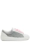Numeris Signet Candy Floss Suede Sneakers In Gray
