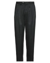 Numero 00 Man Pants Black Size Xl Wool, Polyester, Elastane