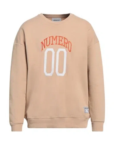 Numero 00 Man Sweatshirt Beige Size L Cotton