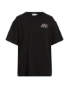 Numero 00 Man T-shirt Black Size L Cotton, Elastane In Black