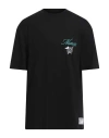 Numero 00 Man T-shirt Black Size S Cotton In Black