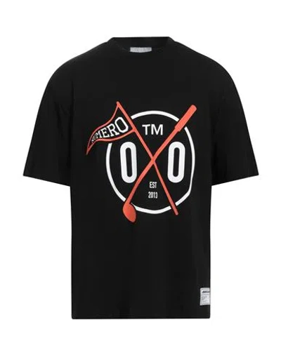 Numero 00 Man T-shirt Black Size S Cotton