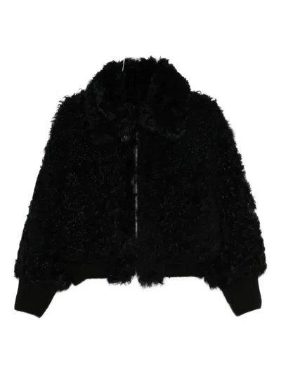 Numerootto Zipped Jacket In Black