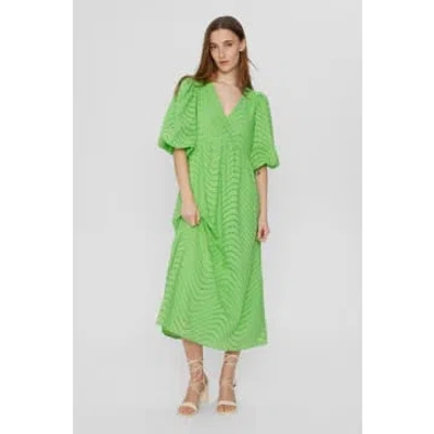 Numph Evelyn Dress In Summer Green