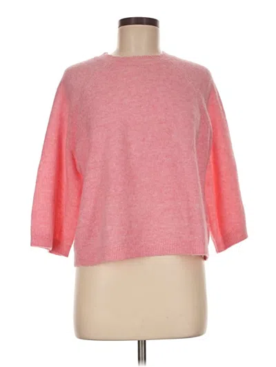 Pre-owned Numph Pullover Sweater In Pink