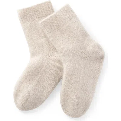 Nuna Kids'  Cashmere Blend Crew Socks In Nude