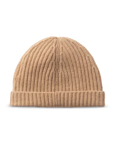 Nuna Cashmere Knit Cap Nb-9m In Brown