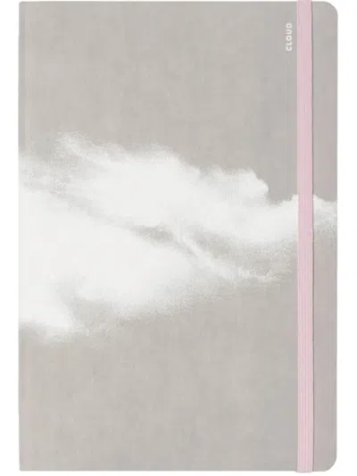 Nuna Cloud-motif Notebook In Pink