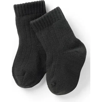 Nuna Kids'  Cotton Blend Crew Socks In Black