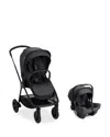 Nuna Pipa Urbn Car Seat + Triv Next Stroller Travel System In Ocean