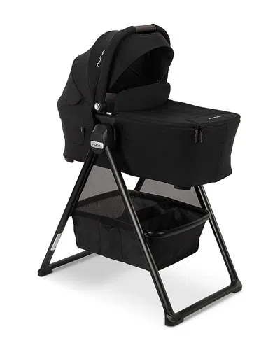 Nuna Swiv & Triv Series Bassinet + Stand In Black