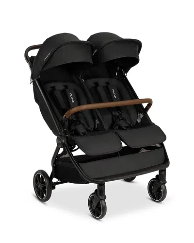 Nuna Trvl Dubl Stroller In Caviar
