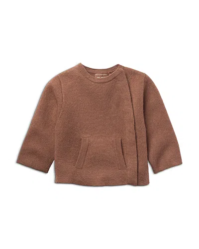 Nuna Unisex Cashmere Blend Asymmetric Sweater - Baby, Little Kid In Brown