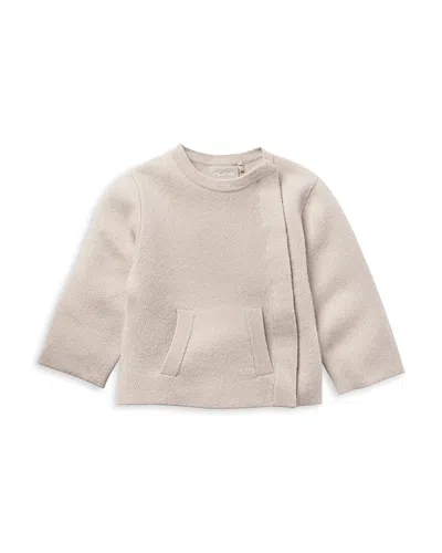 Nuna Unisex Cashmere Blend Asymmetric Sweater - Baby, Little Kid In Neutral