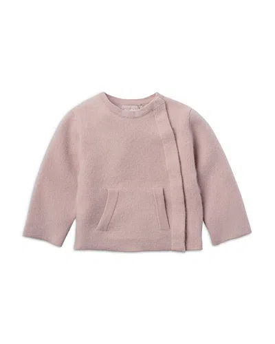 Nuna Unisex Cashmere Blend Asymmetric Sweater - Baby, Little Kid In Pink