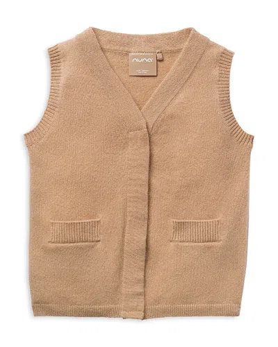 Nuna Unisex Cashmere Vest - Baby, Little Kid In Brown