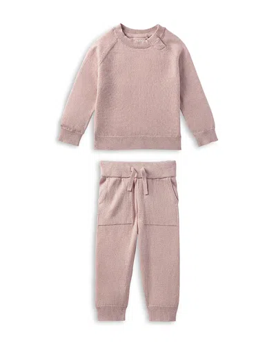 Nuna Unisex Cotton Top & Pants Set - Baby, Little Kid In Pink