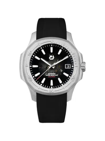 Nuncier N200 Titanium Gray V2 Index 40.5mm Watch In Black