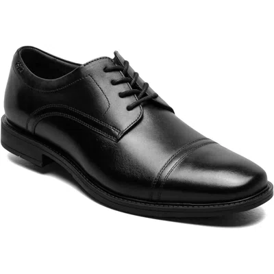 Nunn Bush Baxter Mens Solid Leather Oxfords In Black