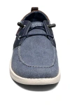 Nunn Bush Brewski Moc Toe Canvas Shoe In Navy