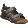 Nunn Bush Bush Rio Grande Mens Flats Slip On Ankle Strap In Brown