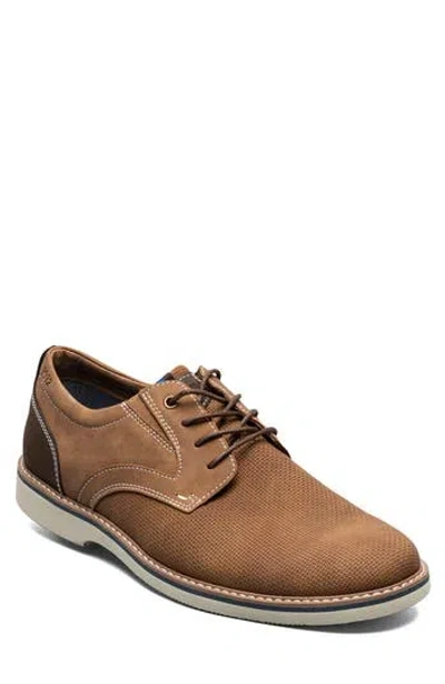 Nunn Bush Cadet Plain Toe Oxford In Tan Multi