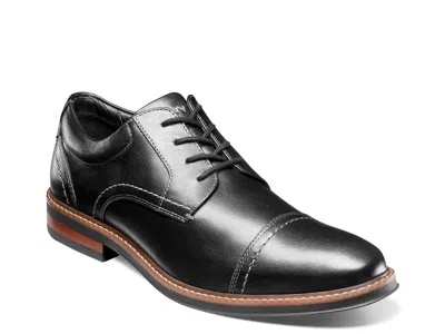 Nunn Bush Calderone Cap Toe Oxford In Black
