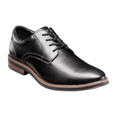 Nunn Bush Calderone Mens Round Closed Toe Oxford Shoes In Black