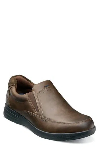 Nunn Bush Cam Moc Toe Slip-on In Animal Print