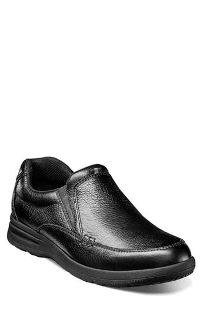Nunn Bush Cam Moc Toe Slip-on In Black