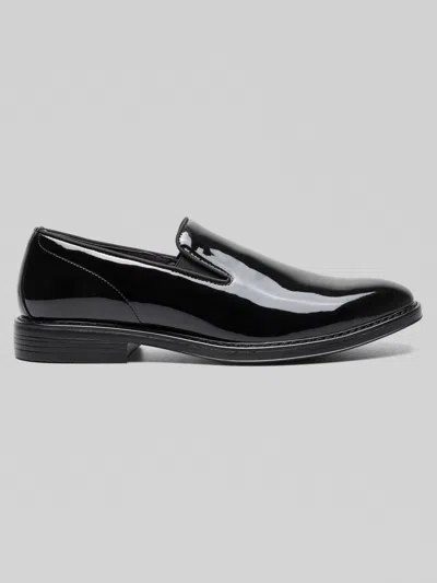 Nunn Bush Centro Formal Flex Plain Toe Slip-on Dress Shoes In Black