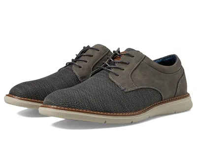 Nunn Bush Chase Knit Plain Toe Oxford Lightweight Breathable Versatile Lace Up In Gray