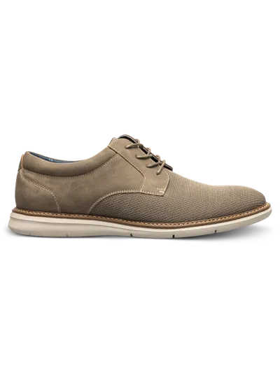 Nunn Bush Chase Knit Plain Toe Oxfords In Brown